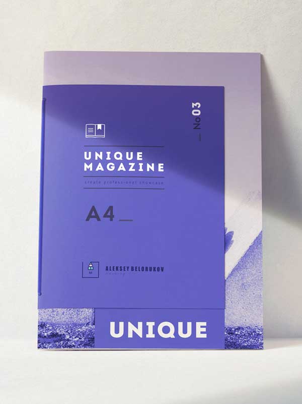 Magazine cover design by Designwise.